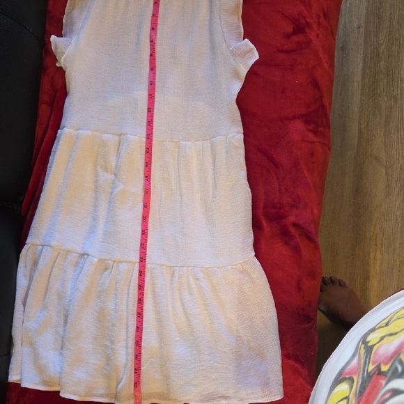 Sweet Wanderer White Ruffled Mini Dress - Picture 2 of 5